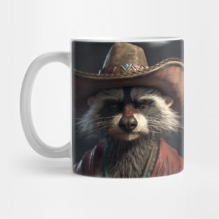 Somber raccoon Mug